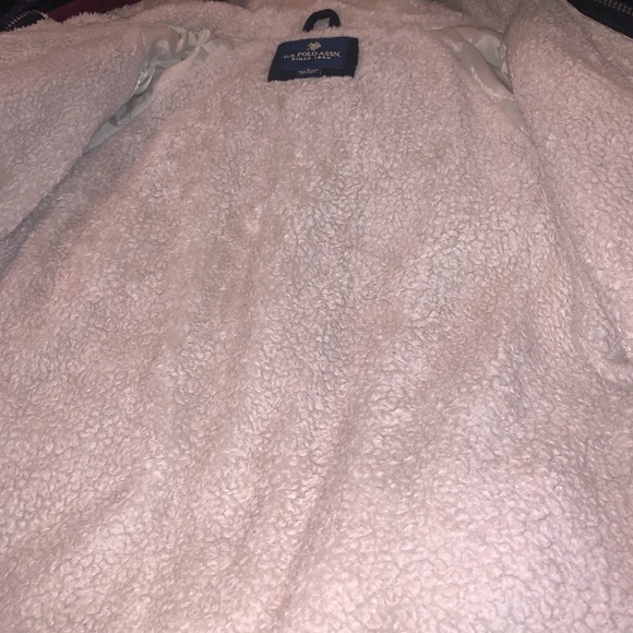 Men’s US Polo Assn. Sherpa Fur Zip Up Hoodie - Picture 2 of 3